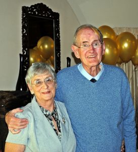 golden anniversary couple photo